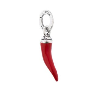 Charm Cornetto Smaltato Rosso