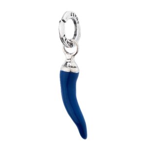 Charm Cornetto Smaltato Blu
