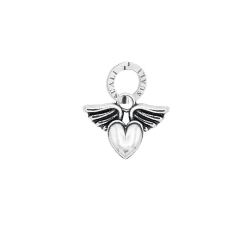 Charm Cuore con ali