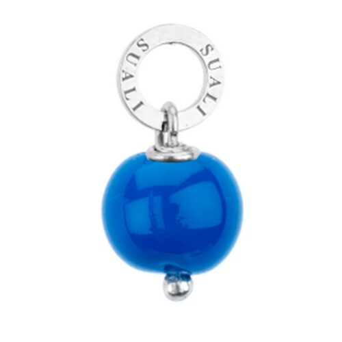 Charm Agata Striata Blu Ø mm 10