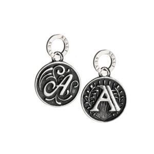Charm Lettera Bifacciale
