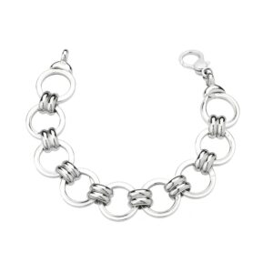 Bracciale Maglia Tonda Piatta