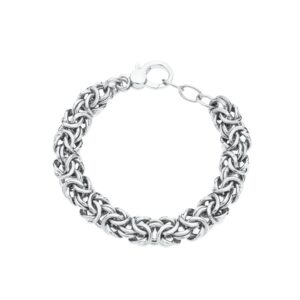 Bracciale Bizantina piatta media
