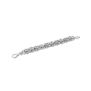Bracciale Bizantina piatta maxi