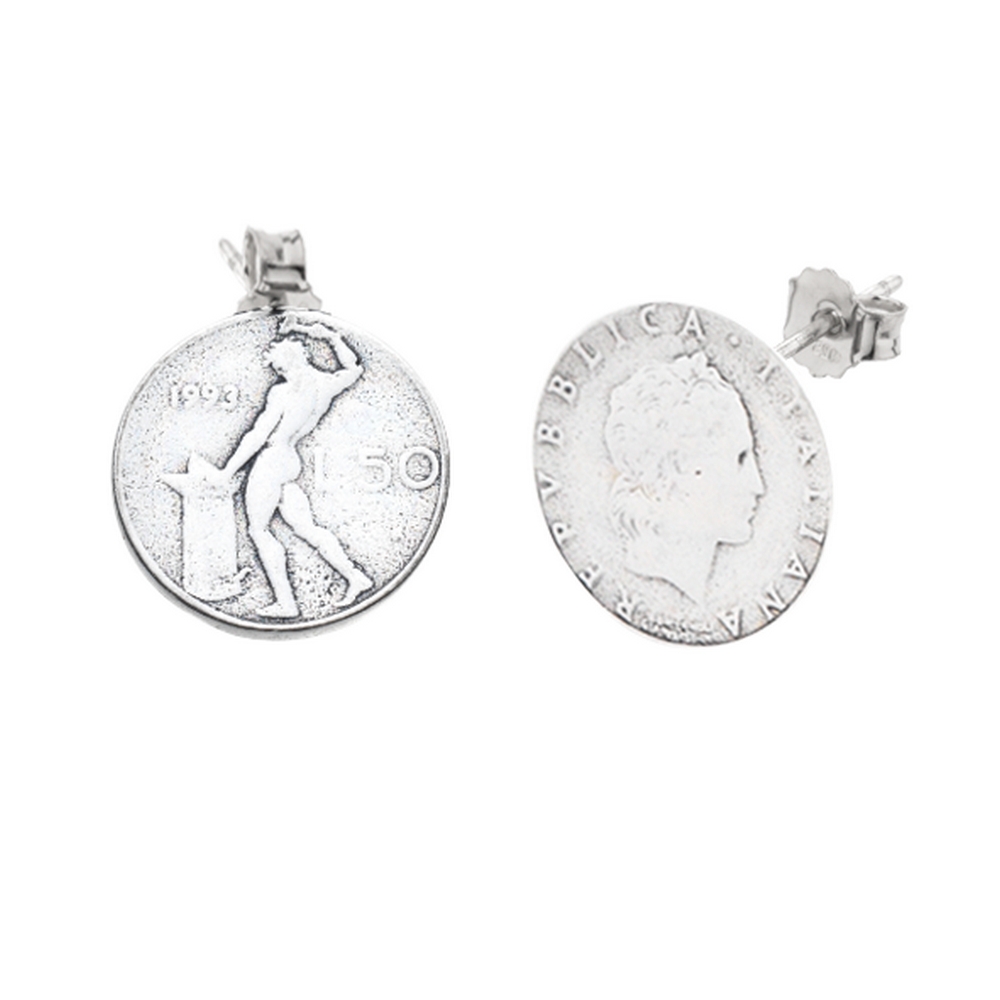 BM2250.jpg Orecchini 50 Lire piccoli - immagine 1