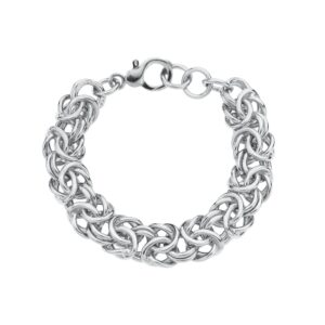 Bracciale Bizantina piatta grande