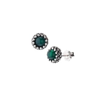 Orecchini "Luna" Agata Verde