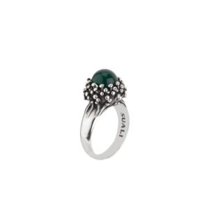 Anello "Luna" Agata Verde