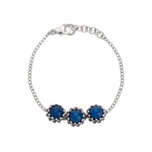 Bracciale "Luna" Agata Blu