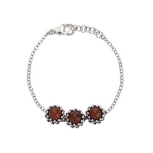 Bracciale "Luna" Corniola