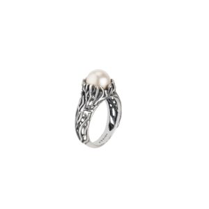 Anello "Corallo" con Perla
