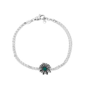 Bracciale Margherita con Agata Verde