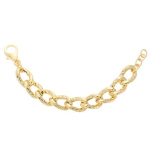 Bracciale maglia Grumetta battuta girata