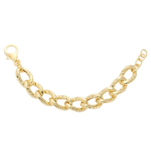 Bracciale maglia Grumetta battuta girata