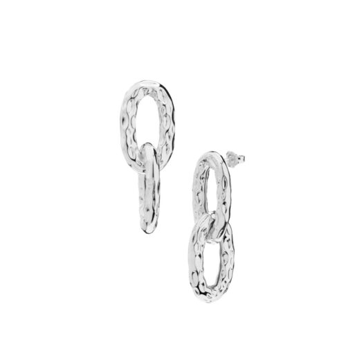 Orecchini maglia Grumetta battuta