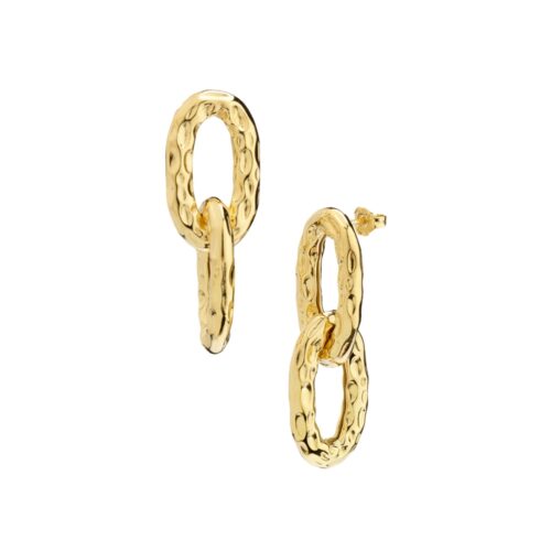 Orecchini maglia Grumetta battuta