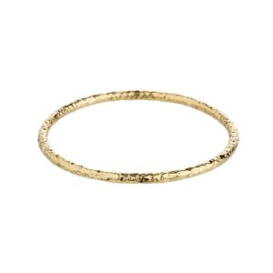 Bracciale Rigido Canna Battuta Ø 4 mm dorato