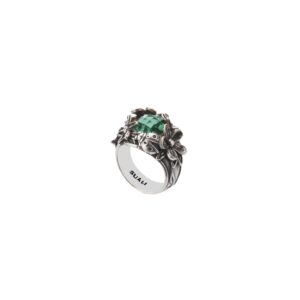 Anello "Primavera" Gemma Smeraldo Idrotermale
