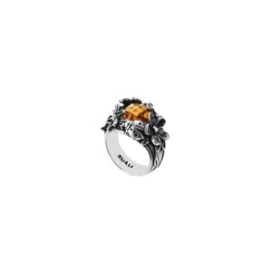 Anello "Primavera" Gemma Topazio Idrotermale
