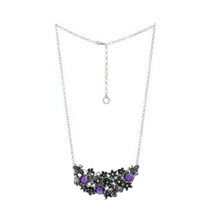Collana "Primavera" Gemma Ametista Idrotermale