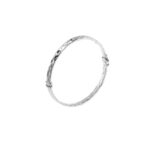 Bracciale ovale "Tube" canna 4x2 martellata
