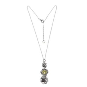 Collana "Quadrifoglio" con gemma