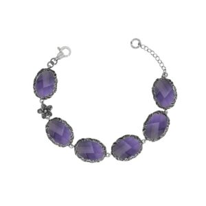 Bracciale "Iolitè"  Gemme Crystal Zirconi