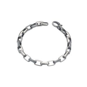 Bracciale Uomo rigato e liscio