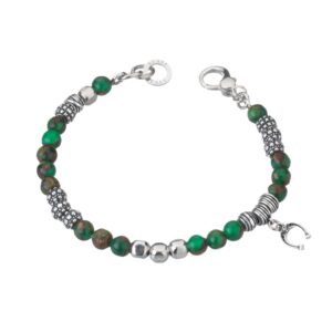 Bracciale Agata Verde e Bronzo