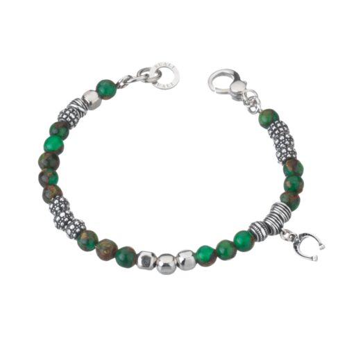 Bracciale Agata Verde e Bronzo
