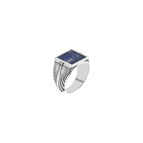 Anello Uomo con Sodalite