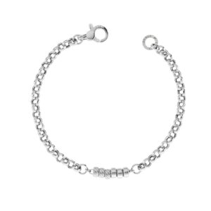 Bracciale Catena con elementi in fusione