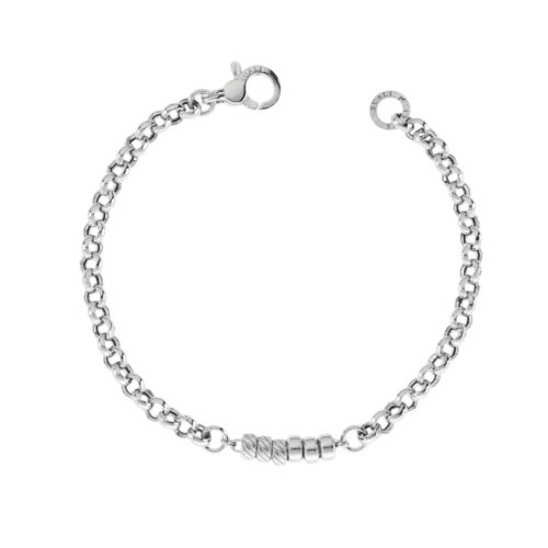 Bracciale Catena con elementi in fusione