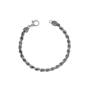 Bracciale Uomo Corda con elementi in fusione