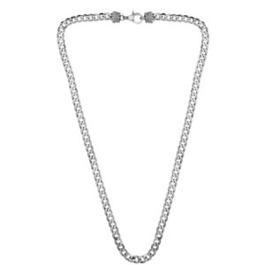 Collana Uomo Maglia con elementi in fusione