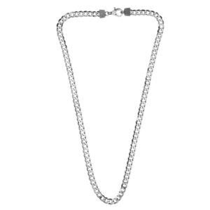 Collana Uomo Maglia con elementi in fusione