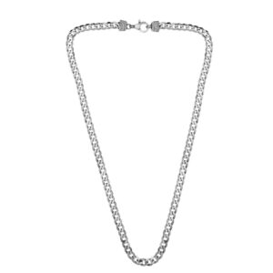 Collana Uomo Maglia con elementi in fusione
