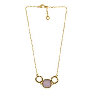 Collana "Alchimia" Crystal Light Pink