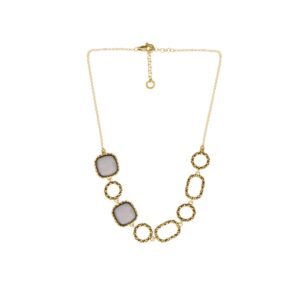 Collana "Alchimia" Crystal Light Pink