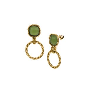 Orecchini "Alchimia"  Crystal Light Green