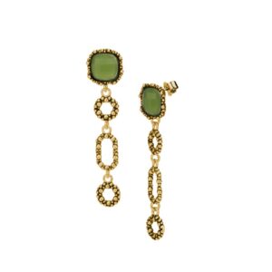 Orecchini "Alchimia"  Crystal Light Green