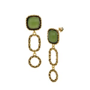 Orecchini "Alchimia"  Crystal Light Green
