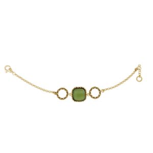 Bracciale "Alchimia"  Crystal Light Green