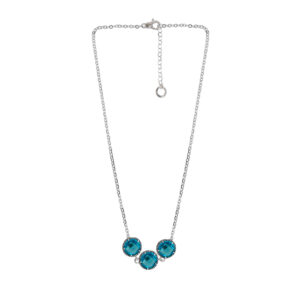 Collana Multicolor con 3 Gemme Brio