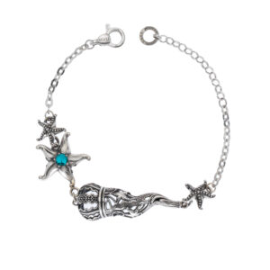 Bracciale "Mare" con gemma