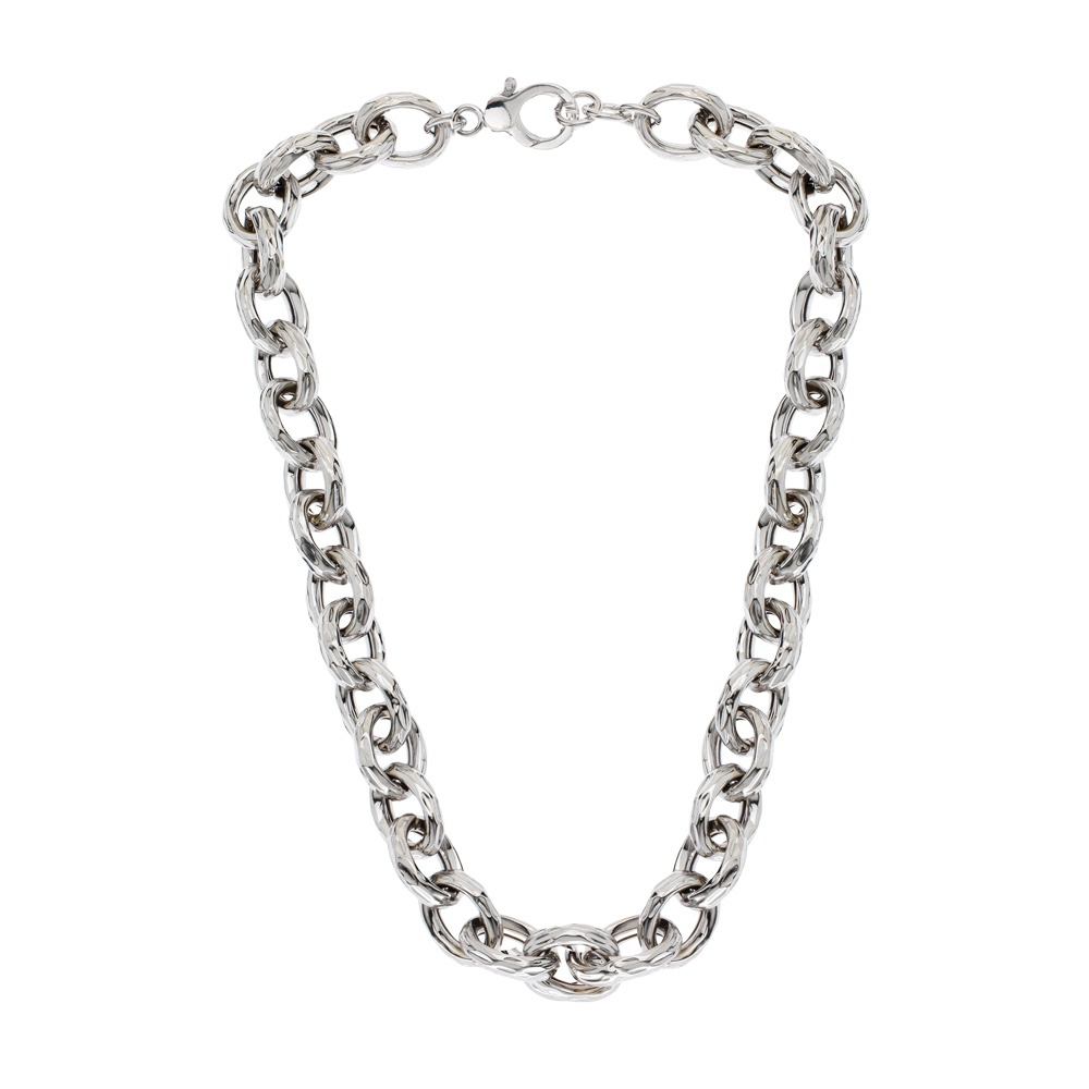BM4077 Collana Forzatina battuta - immagine 1