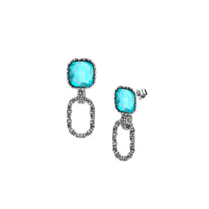 Orecchini "Alchimia"  Crystal Light Blue