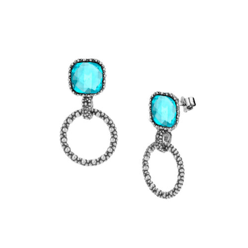 Orecchini "Alchimia"  Crystal Light Blue