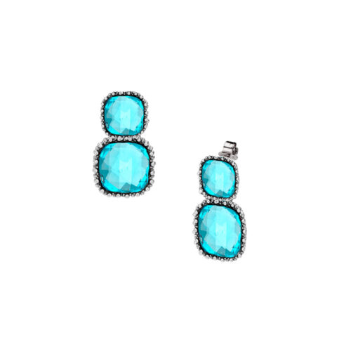 Orecchini "Alchimia"  Crystal Light Blue