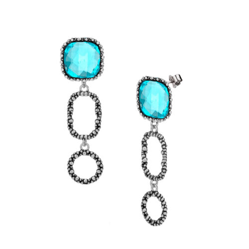 Orecchini "Alchimia"  Crystal Light Blue